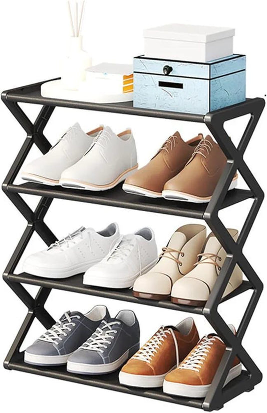 X SHAPED SHOE RACK