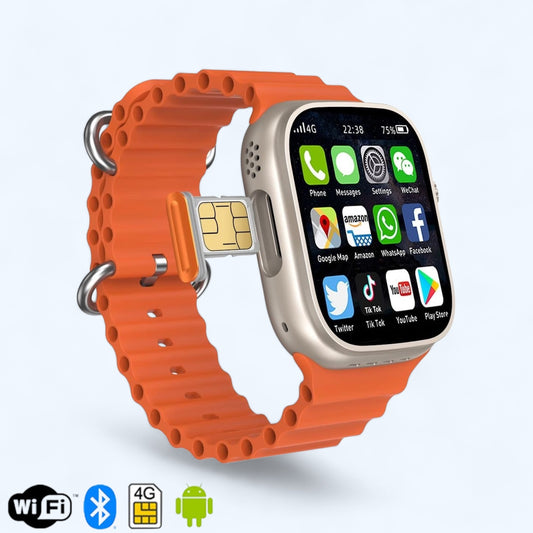 MODIO 4G ULTRA MAX CELLULAR WATCH  WITH 3 PAIRS STRAP