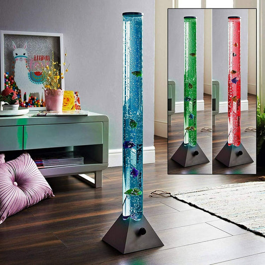 Colour Changing LED Sensory Bubble Fish Lamp.