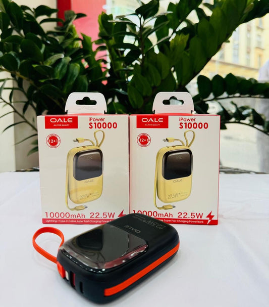 OALE iPower S10000 | 22.5W Super Fast Charging Power Bank (10,000mAh)