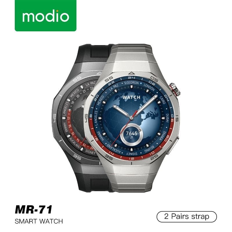 Modio MR-71 Smart Watch with 2 Pairs Strap